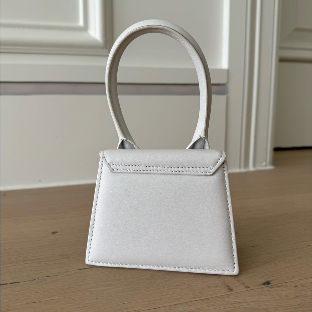 Pristine ⭐️ JACQUEMUS Le Chiquito Mini Crossbody White Leather Bag - Picture 4 of 16